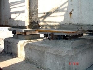 Шаровые сегментные опорные части на мосту на КЗС Санкт-Петербурга